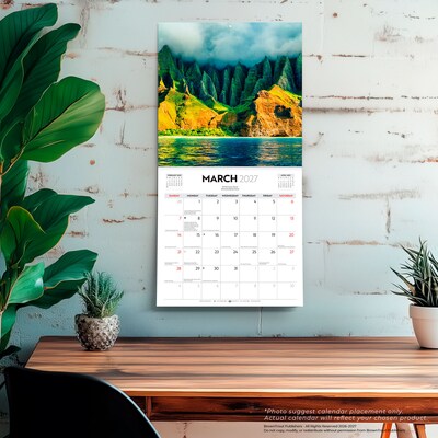 2027 BrownTrout I Love Travel 12" x 12" Monthly Wall Calendar (9347301107238)