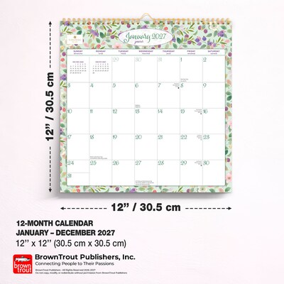 2027 BrownTrout House of Turnowsky 12" x 12" Monthly Calendar (9798330715206)