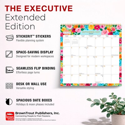 2027 BrownTrout Bonnie Marcus 12" x 12" Monthly Calendar (9798330715015)