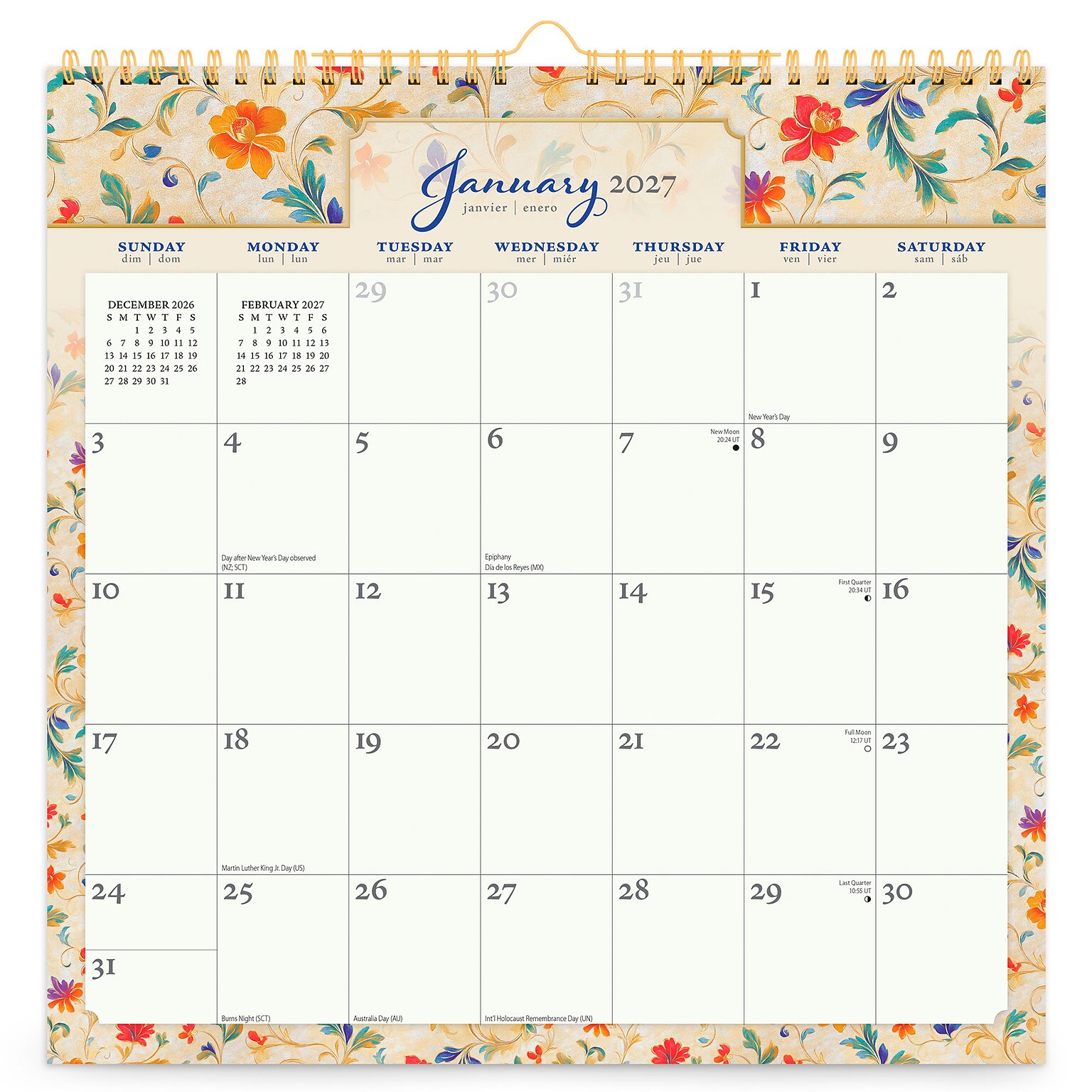 2027 BrownTrout Tuscan Delight 12 x 12 Monthly Calendar (9798330712816)