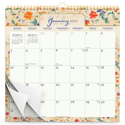 2027 BrownTrout Tuscan Delight 12 x 12 Monthly Calendar (9798330712816)