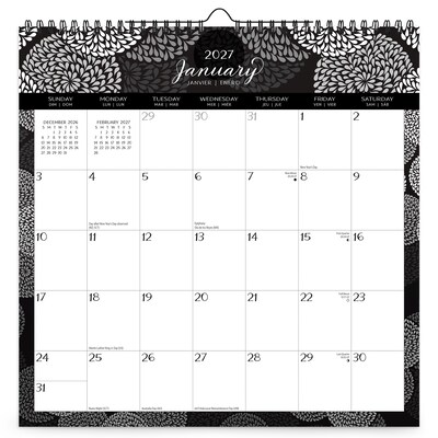 2027 BrownTrout Pen & Ink 12 x 12 Monthly Calendar (9798330712793)