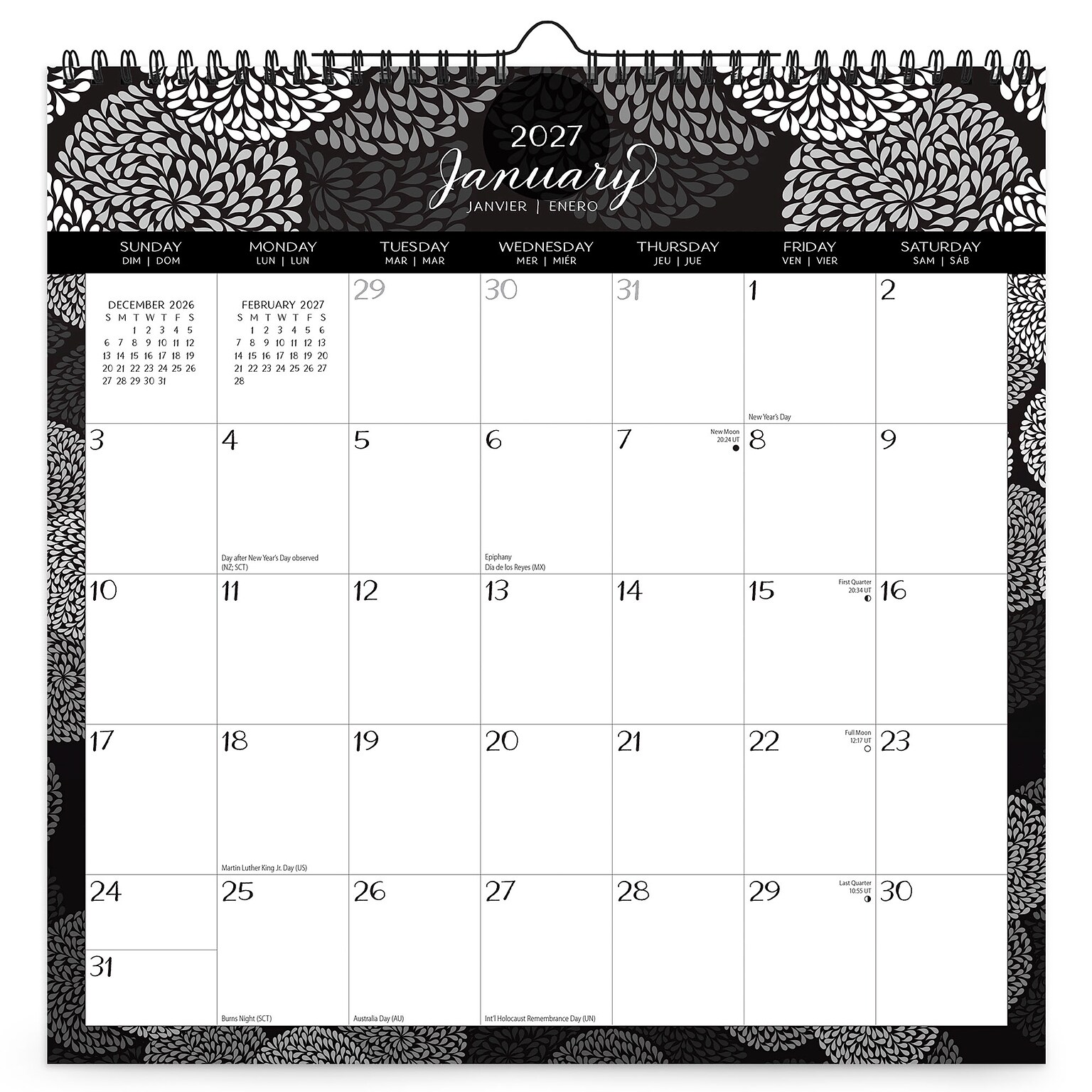 2027 BrownTrout Pen & Ink 12 x 12 Monthly Calendar (9798330712793)