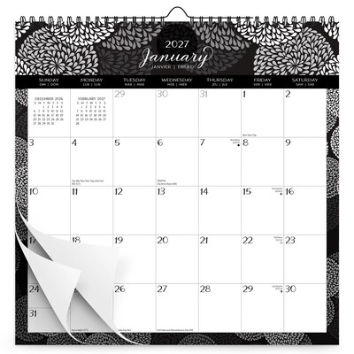 2027 BrownTrout Pen & Ink 12 x 12 Monthly Calendar (9798330712793)