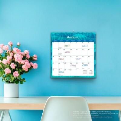 2027 BrownTrout Seaside Currents 12" x 12" Monthly Calendar (9798330712809)