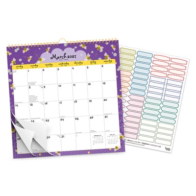 2027 BrownTrout Busy Bees 12" x 12" Monthly Calendar (9798330712786)