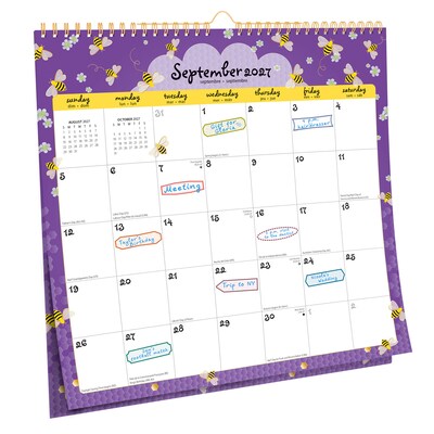 2027 BrownTrout Busy Bees 12" x 12" Monthly Calendar (9798330712786)
