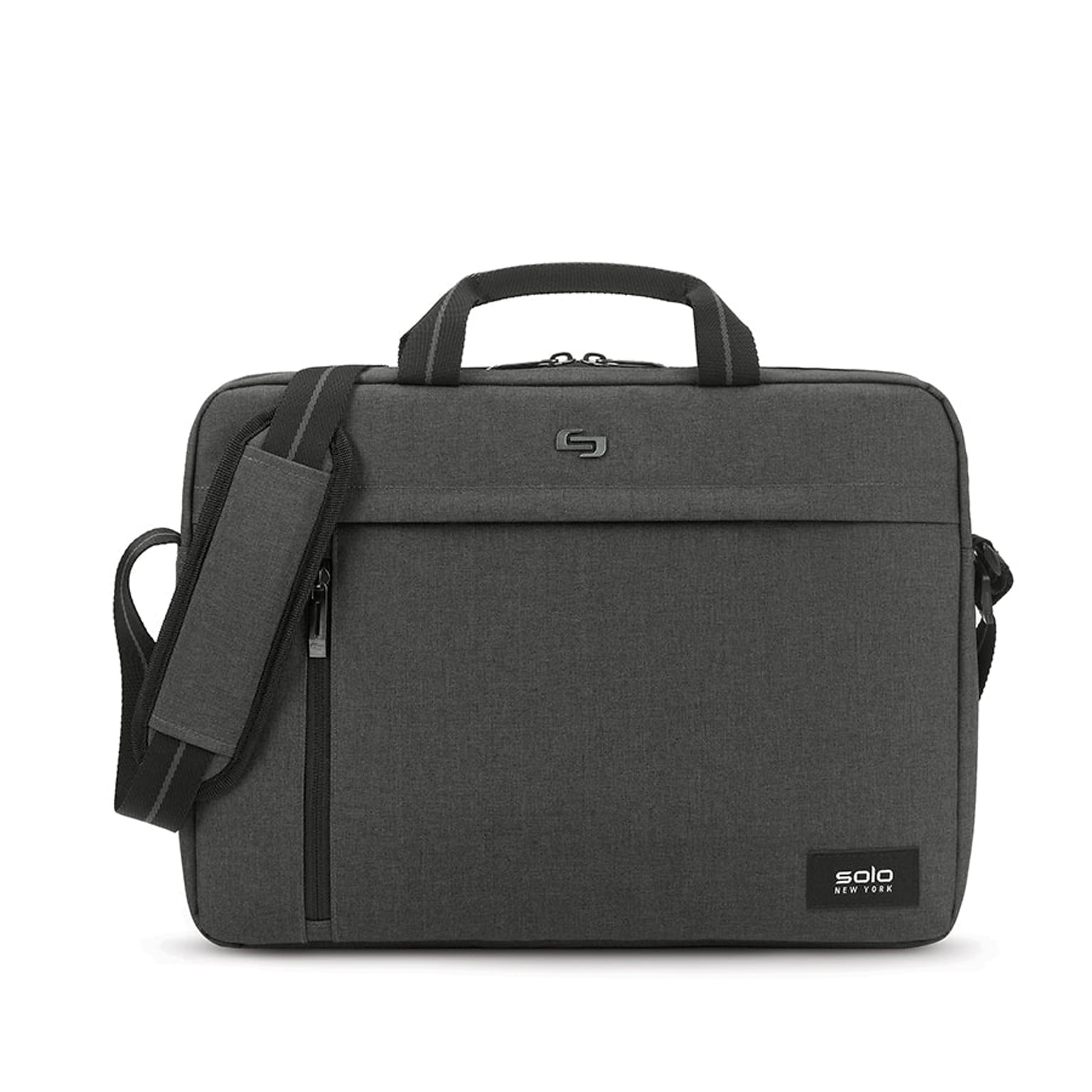 Solo New York Rivington Slim Brief, Gray (UBN126-10U4)