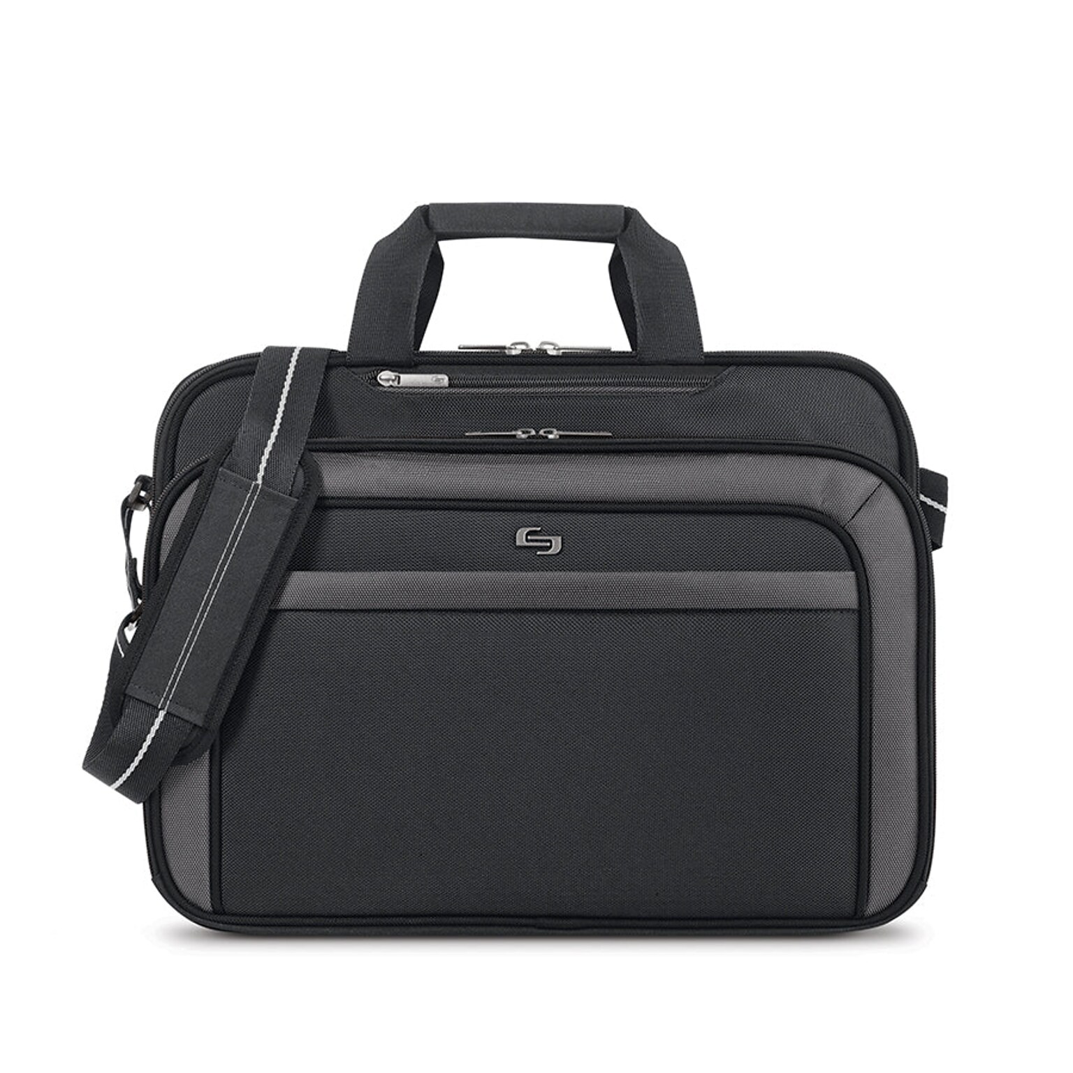 Solo New York Empire Briefcase, Black (CLA314-4U2)