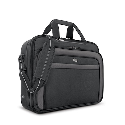 Solo New York Empire Briefcase, Black (CLA314-4U2)