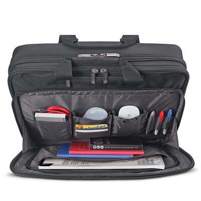 Solo New York Empire Briefcase, Black (CLA314-4U2)
