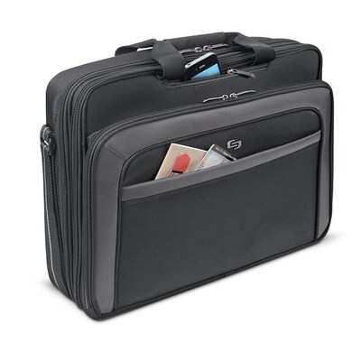 Solo New York Empire Briefcase, Black (CLA314-4U2)