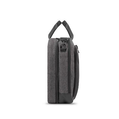 Solo New York Voyage Briefcase, Gray/Black (NOM301-10U4)