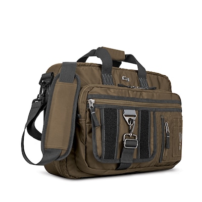 Solo New York Zone Hybrid Briefcase Backpack, Brown (UBN350-3U2)