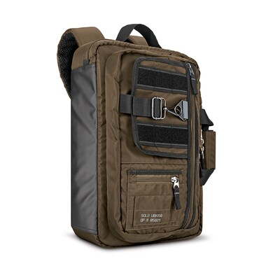 Solo New York Zone Hybrid Briefcase Backpack, Brown (UBN350-3U2)