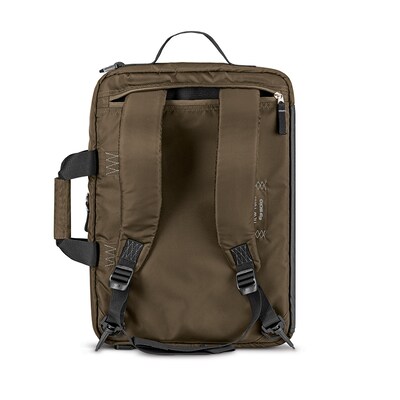 Solo New York Zone Hybrid Briefcase Backpack, Brown (UBN350-3U2)
