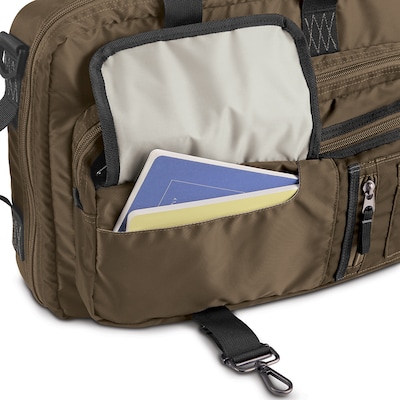 Solo New York Zone Hybrid Briefcase Backpack, Brown (UBN350-3U2)