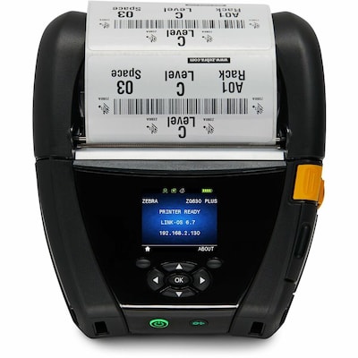 Zebra ZQ600 ZQ620 Plus Wireless Black & White Portable Print Only Zero ink Printer, Best for Office Business (ZQ62-HUXA004-00)