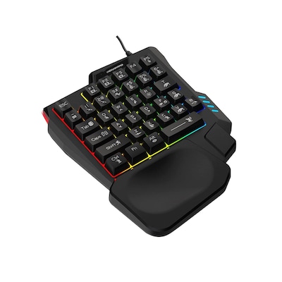 SaharaCase Ultima Wired Ergonomic Gaming Number Pad, Black (KB24)