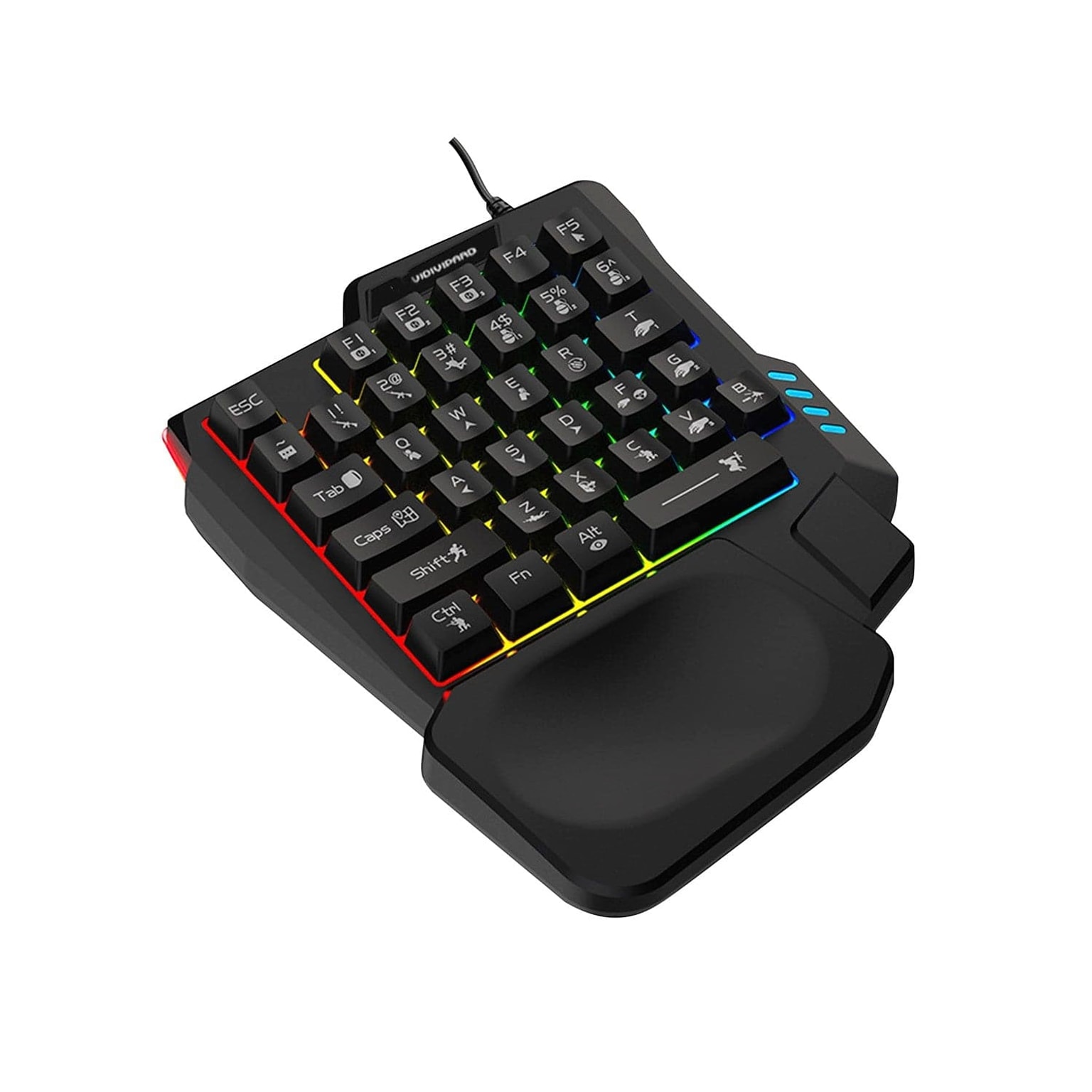 SaharaCase Ultima Wired Ergonomic Gaming Number Pad, Black (KB24)