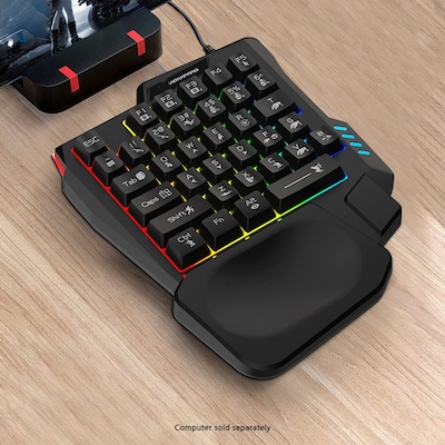 SaharaCase Ultima Wired Ergonomic Gaming Number Pad, Black (KB24)