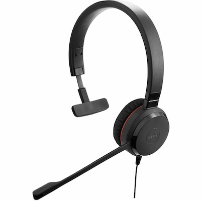 Jabra Evolve 20SE Noise Canceling Mono Computer On Ear Headset, USB-A/USB-C, MS Certified (4993-823-389-01)