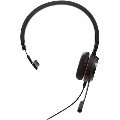 Jabra Evolve 20SE Noise Canceling Mono Computer On Ear Headset, USB-A/USB-C, MS Certified (4993-823-389-01)