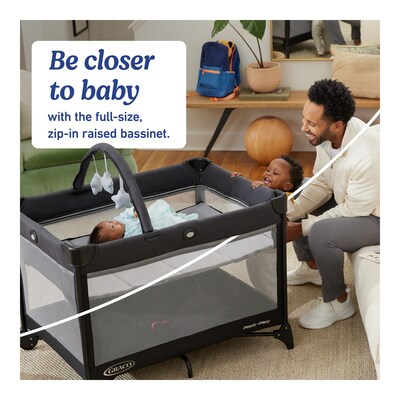 Graco On the Go Zip DLX Playard, Parker (2216157)