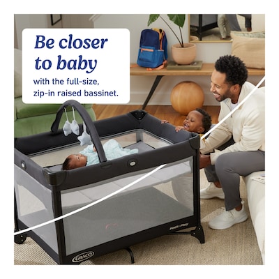 Graco On the Go Zip DLX Playard, Parker (2216157)