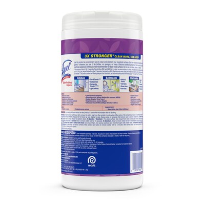 LYSOL Brand New Day Disinfecting Wipes, Lavender & Cotton Blossom Scent, 80 Wipes/Container (19200-56264)