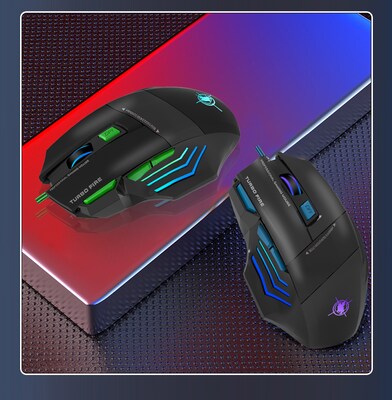 SaharaCase Axis Pro Ergonomic Optical USB-A Gaming Mouse, Black (KB70)