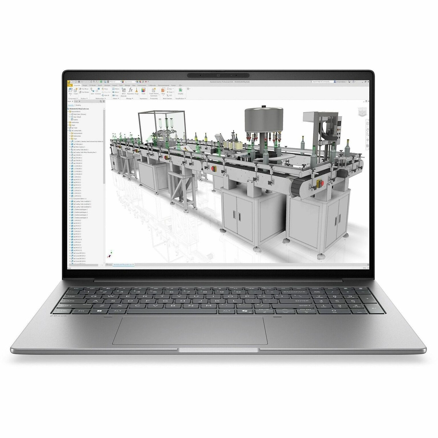 HP ZBook 8 G2i 16 AI Business Laptop, Copilot+ PC, Intel Core Ultra 7 356H, 32GB RAM, 512GB SSD, Windows 11 Pro, Meteor Silver