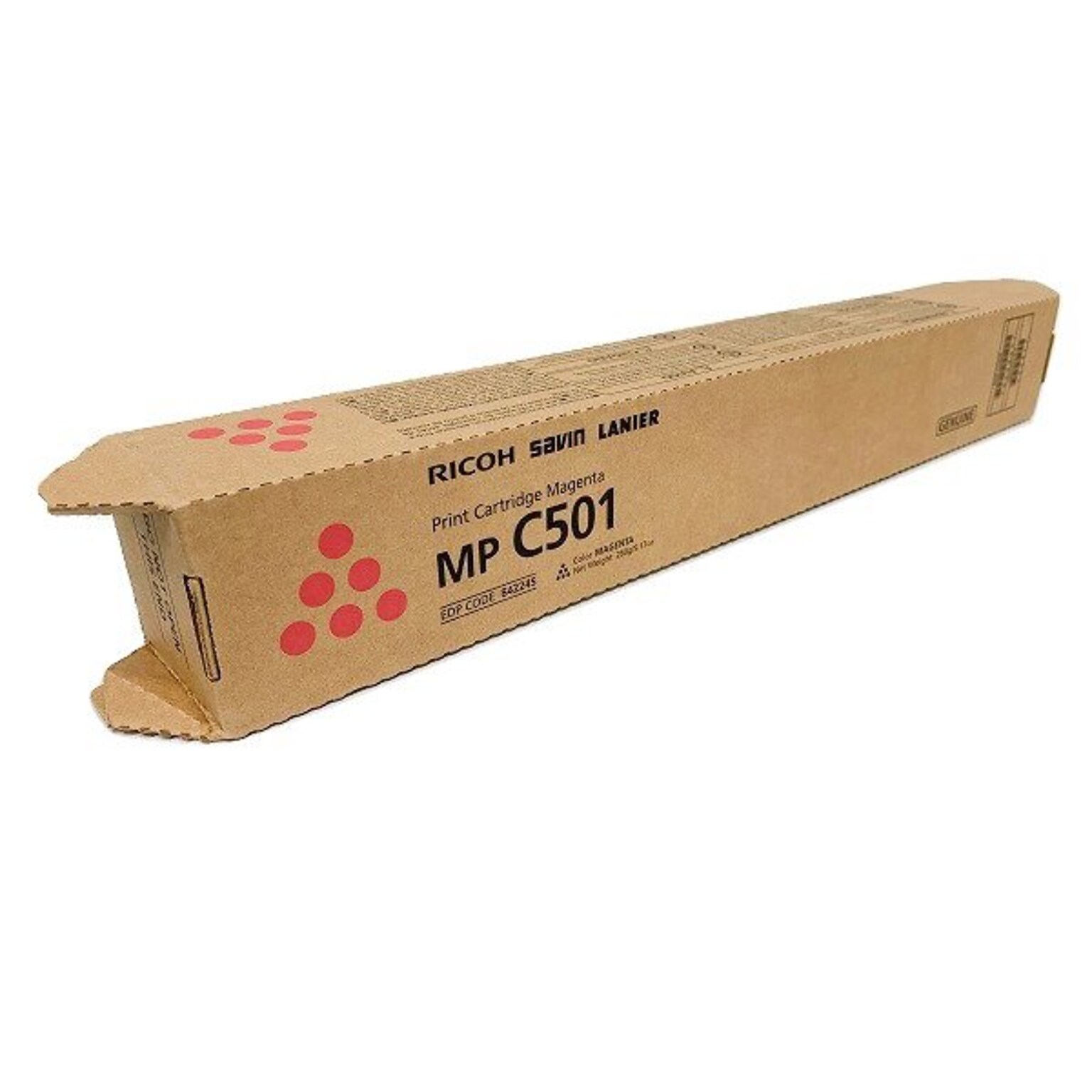 Ricoh 842245 Magenta Standard Yield Toner Cartridge, Up to 9,000 Pages