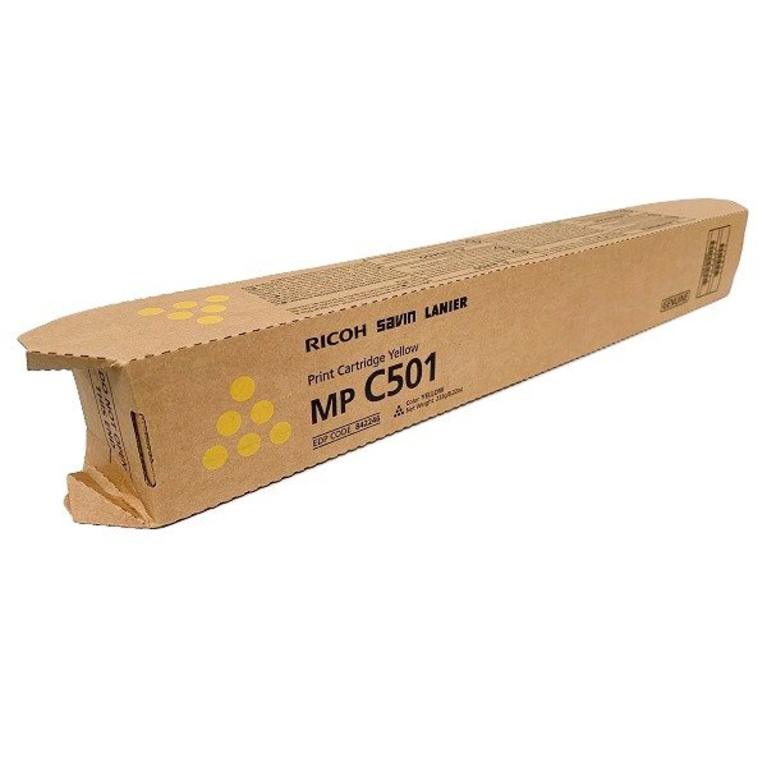 Ricoh 842246 Yellow Standard Yield Toner Cartridge, Up to 9,000 Pages