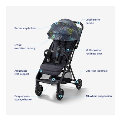 Graco Ready2Jet Compact Stroller, Splatter Art (2212125)