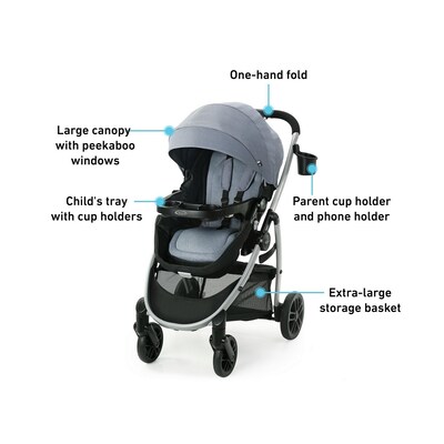 Graco Modes Pramette 3-in-1 Travel System, Ontario (2215522)