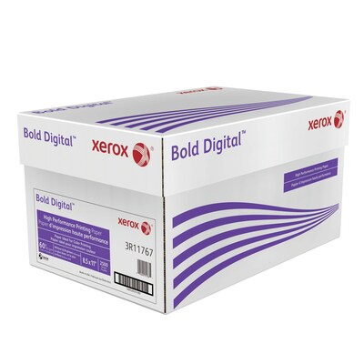 Xerox 60 lb. Cover Paper, 8.5" x 11", Blue White, 2500 Sheets/Carton (3R11767)