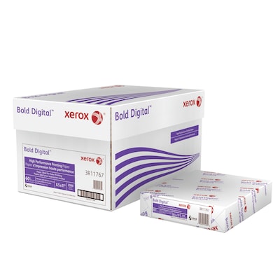 Xerox 60 lb. Cover Paper, 8.5 x 11, Blue White, 2500 Sheets/Carton (3R11767)