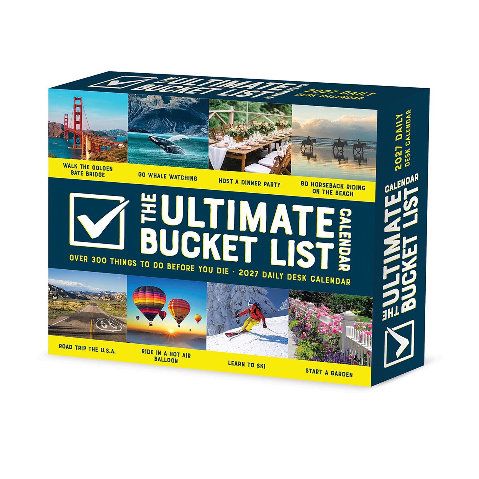 2027 Willow Creek The Ultimate Bucket List Calendar 6.2 x 5.4 Day-to-Day Calendar (64962)