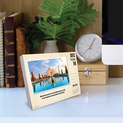 2027 Willow Creek The Ultimate Bucket List Calendar 6.2" x 5.4" Day-to-Day Calendar (64962)
