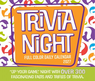 2027 Willow Creek Trivia Night 6.2" x 5.4" Day-to-Day Calendar (63781)