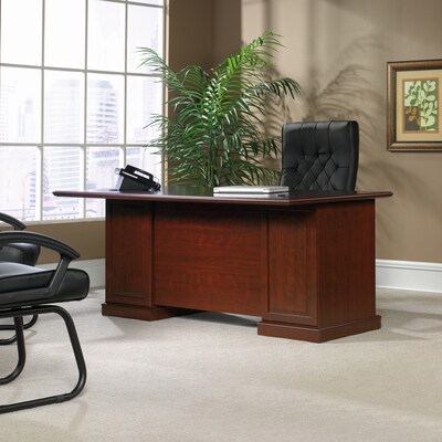 Sauder Heritage Hill 71"W Executive Desk, Classic Cherry (109843)