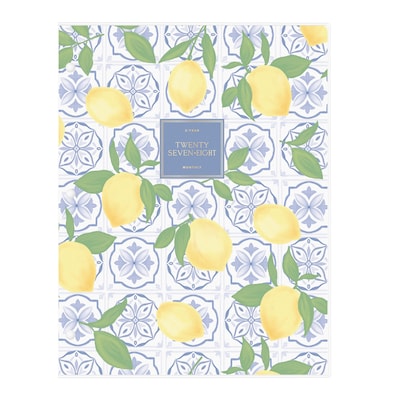2027 Blue Sky Jessie James Decker 8.5 x 11 Calendar Year Monthly Standard Planner Cover, Lemons (164171)