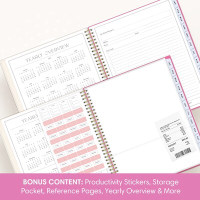 2027 Blue Sky Jessie James Decker 8.5" x 11" Calendar Year Weekly & Monthly Standard Planner Cover, Amore (164176)