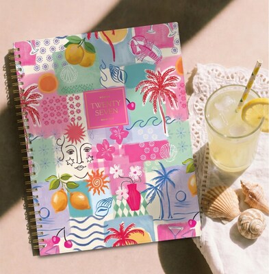 2027 Blue Sky Jessie James Decker 8.5" x 11" Calendar Year Weekly & Monthly Standard Planner Cover, Amore (164176)