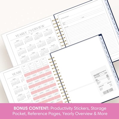 2027 Blue Sky Jessie James Decker 8" x 10" Calendar Year Daily Standard Planner Cover, Floral (164175)