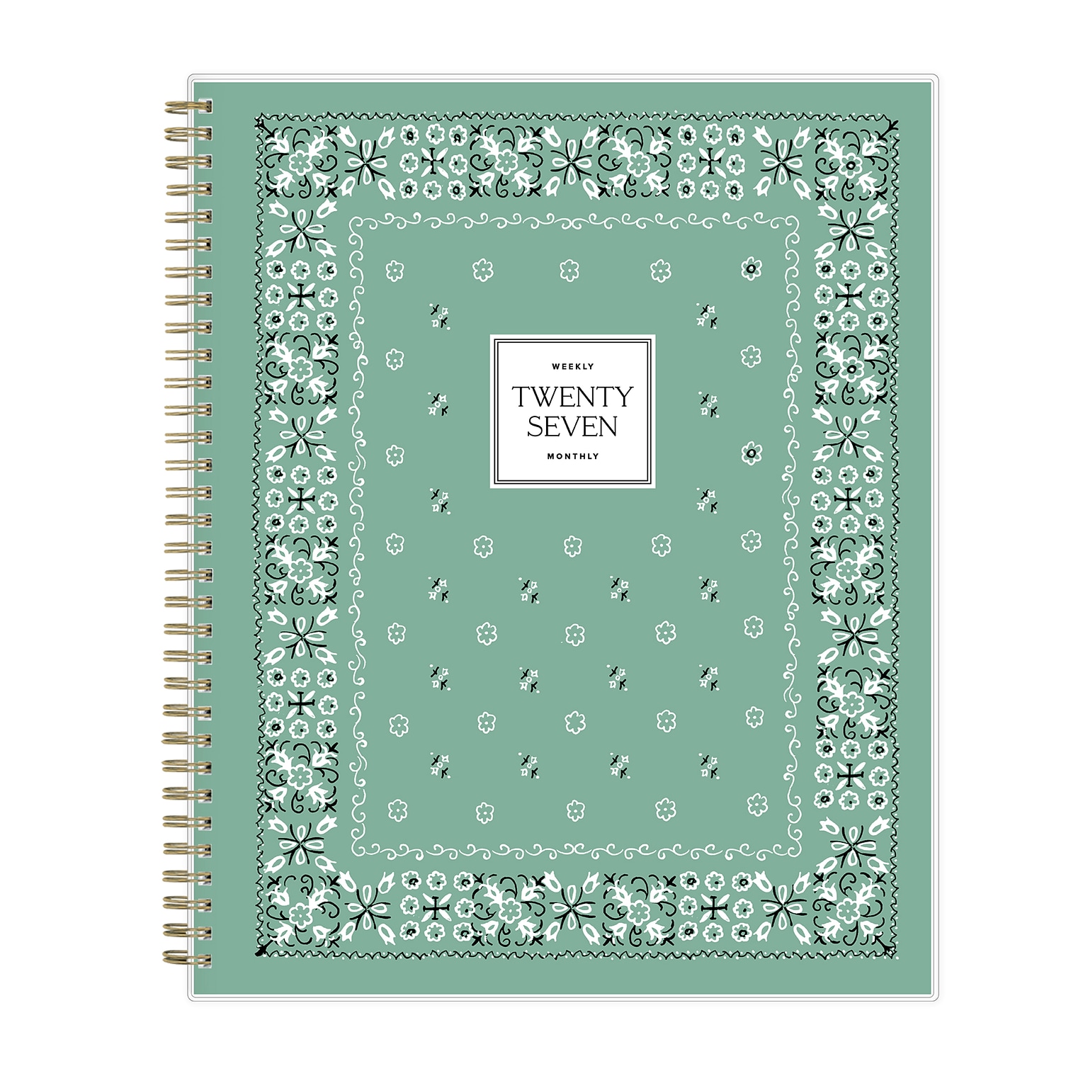 2027 Blue Sky Jessie James Decker 8.5 x 11 Calendar Year Weekly & Monthly Standard Planner Cover, Green Ole (162649)