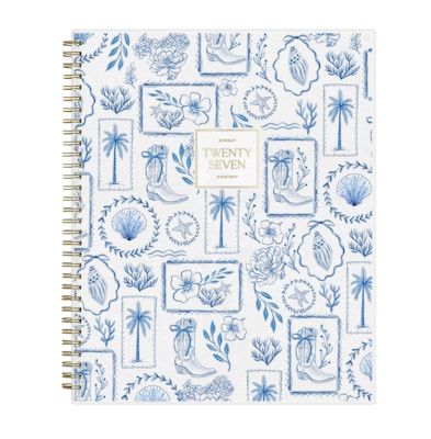 2027 Blue Sky Jessie James Decker 8.5 x 11 Calendar Year Weekly & Monthly Standard Planner Cover, Cowgirl Toile (162631)