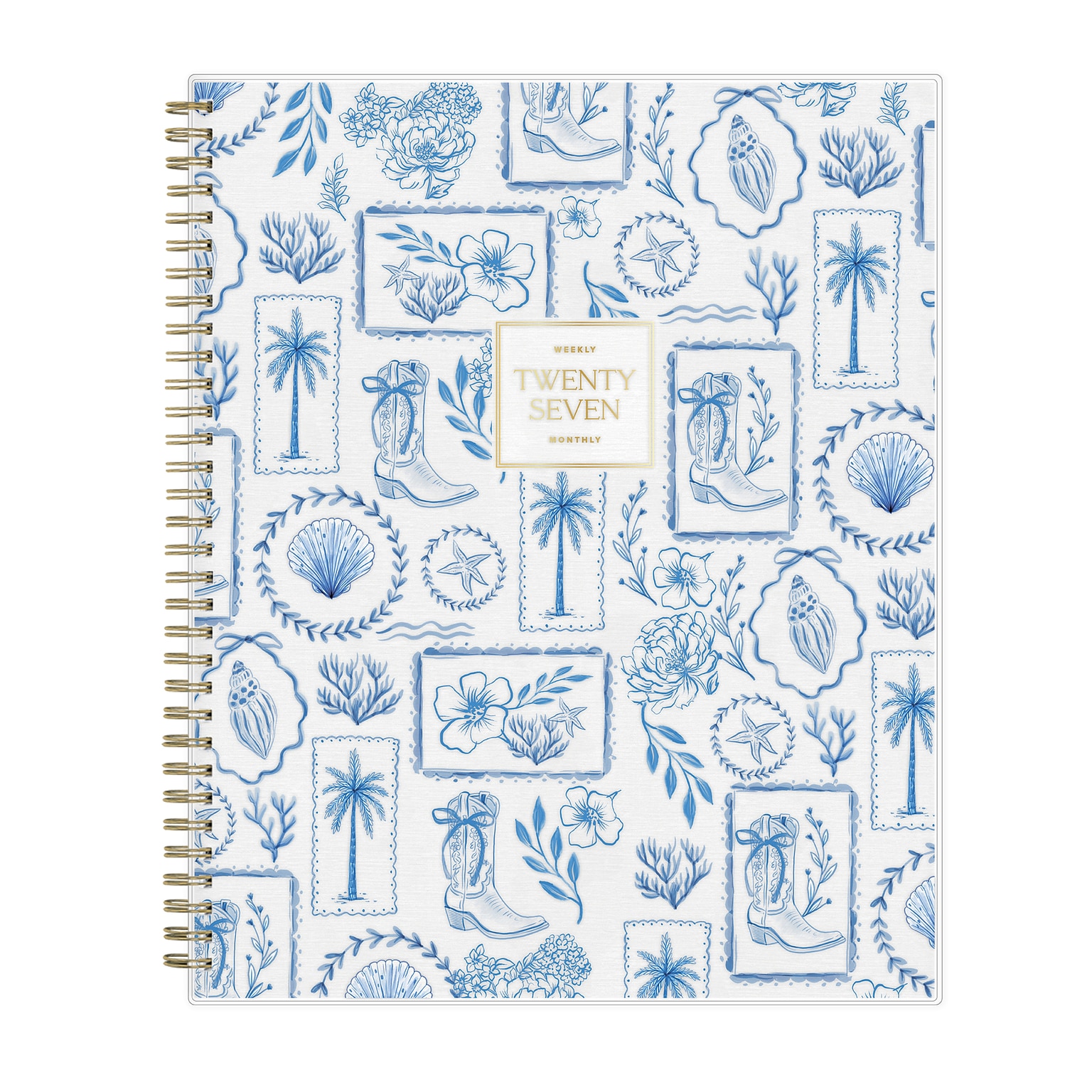 2027 Blue Sky Jessie James Decker 8.5 x 11 Calendar Year Weekly & Monthly Standard Planner Cover, Cowgirl Toile (162631)