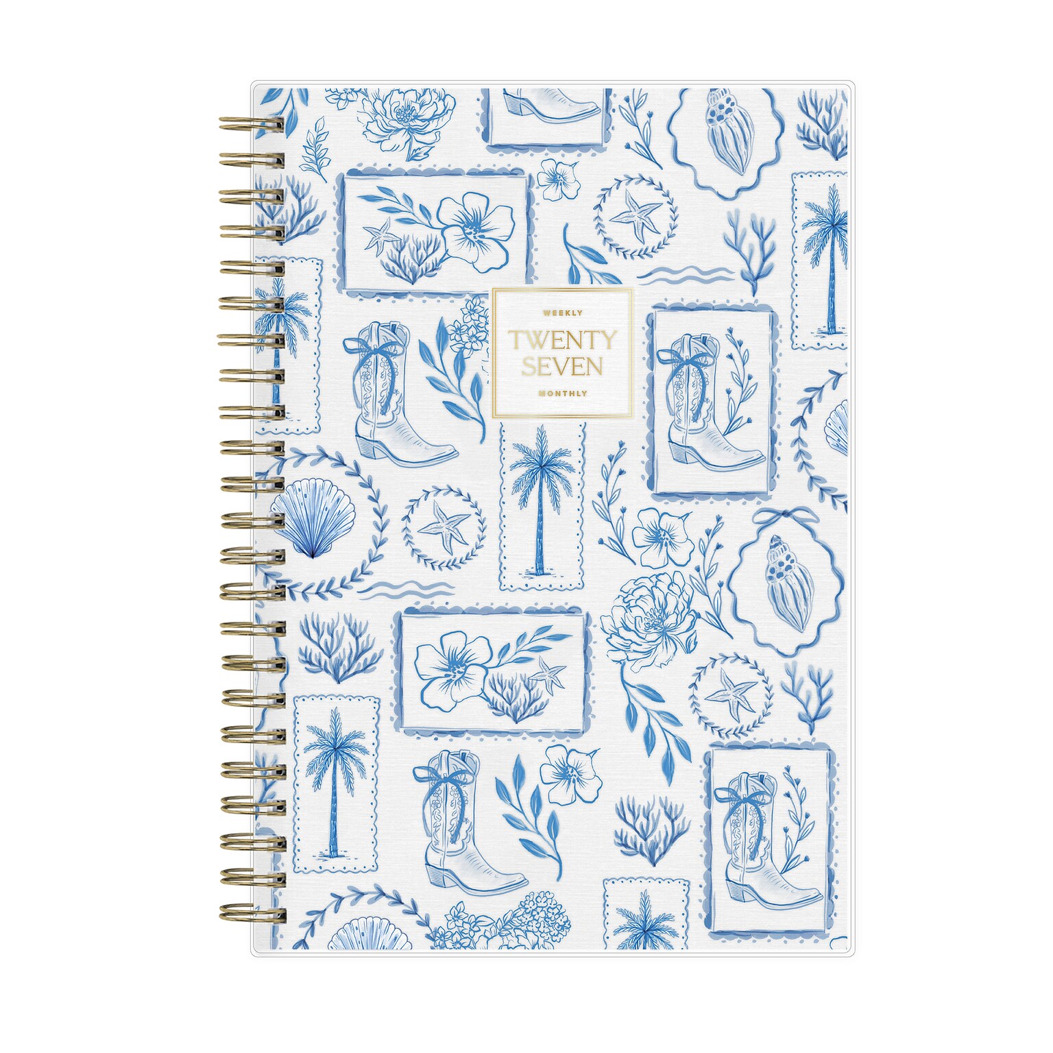 2027 Blue Sky Jessie James Decker 5 x 8 Calendar Year Weekly & Monthly Standard Planner Cover, Cowgirl Toile (162632)